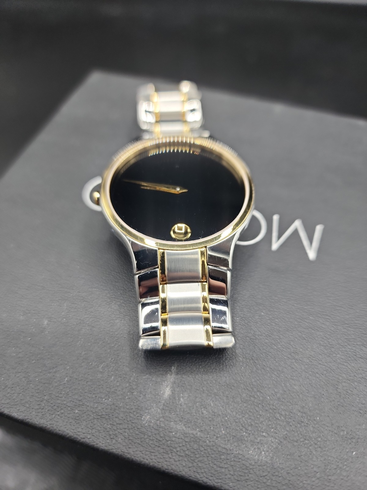 Movado Museum Serio Two Tone Men’s Wristwatch – New In Box & New Battery