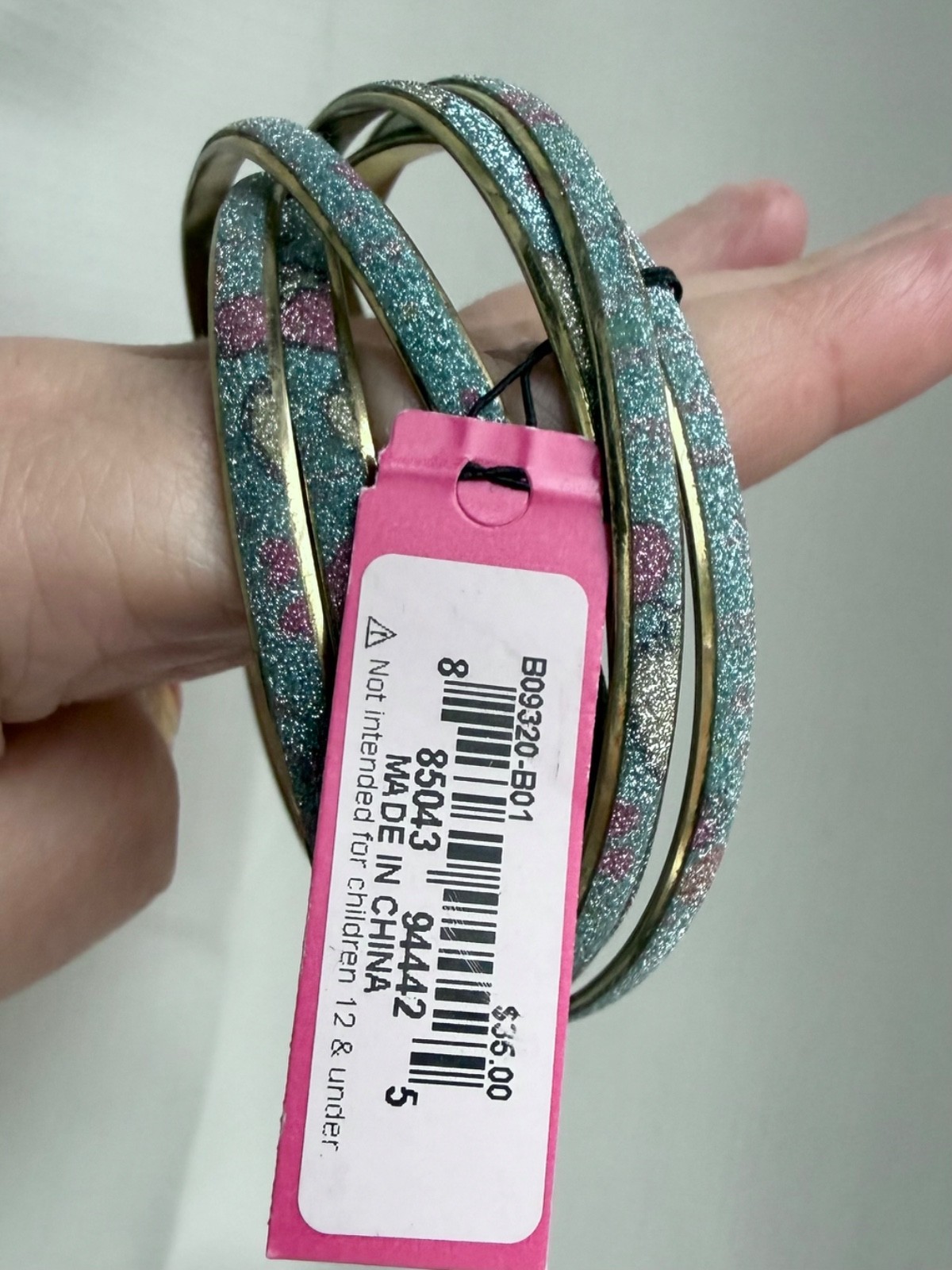 Betsey Johnson blue and gold sparkly glittery bangles NWT – MAKE AN OFFER