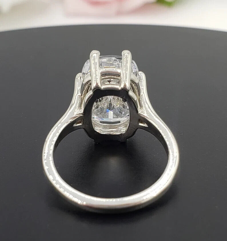 IGI Certified Lab grown/CVD Diamond Women Birthday Ring 14k Gold 6Ct Cushion Cut