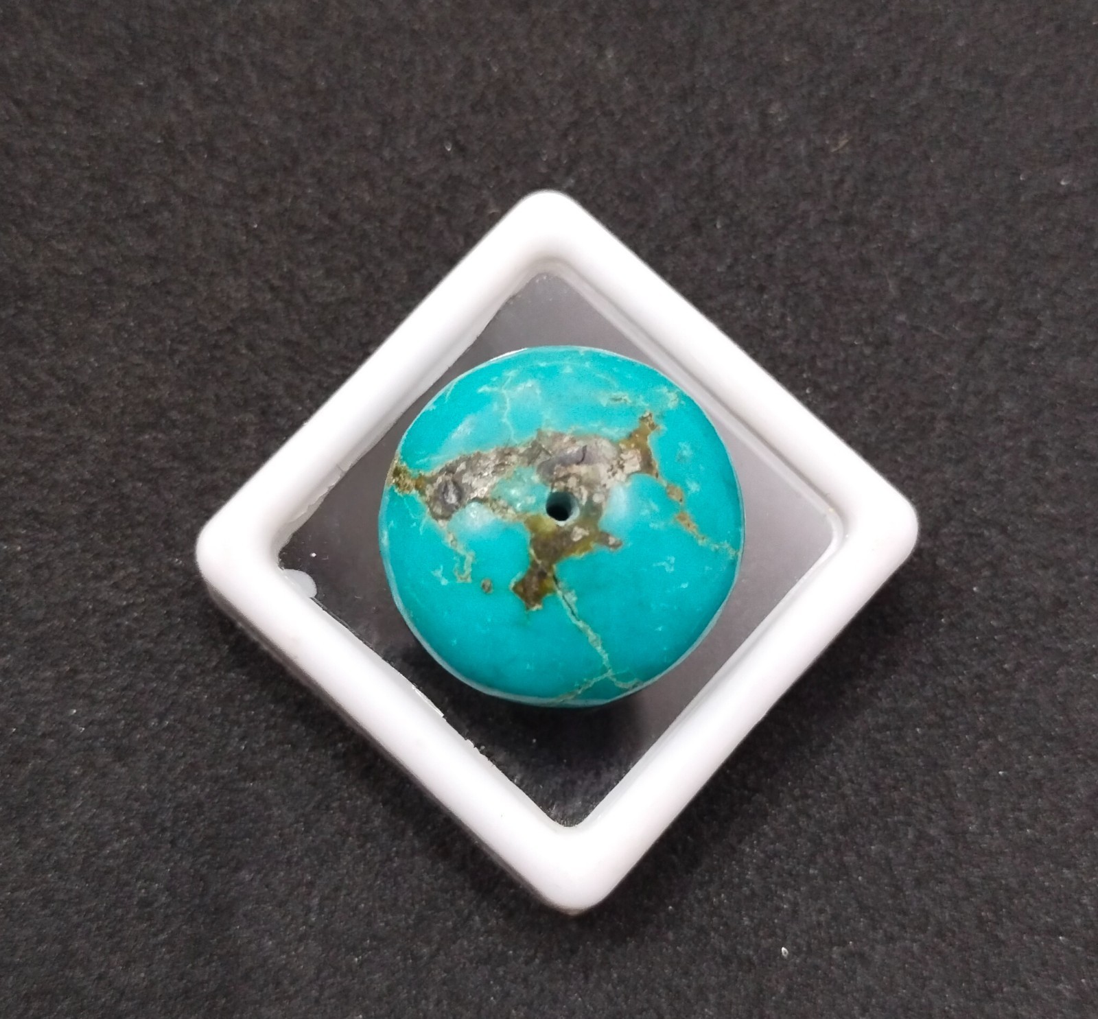 Tibetan Turquoise Round Tyre Beads, Real Undyed Gemstone (19×9 mm) Make Jewelry