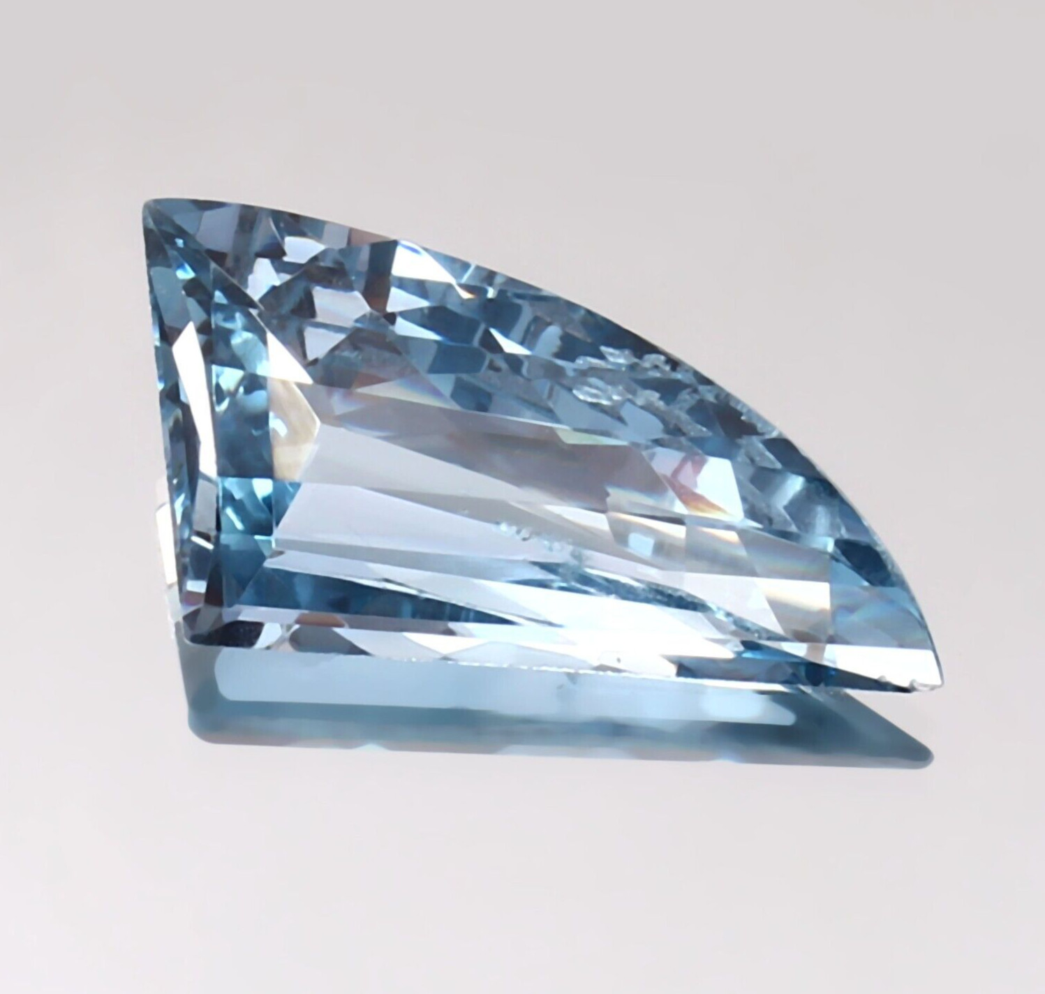 AAA 8 Crt Brazilian Blue Aquamarine Loose Gemstone Cut Fancy Shape Aqua Jewelry