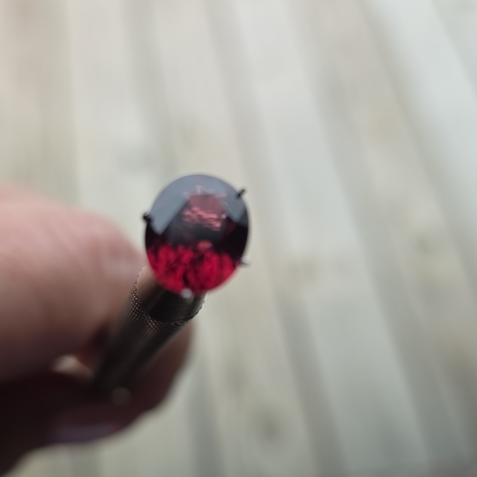 Rhodolite Garnet 3.80ct VS Clarity Very Good Cut 10.25×8.42×5.33mm