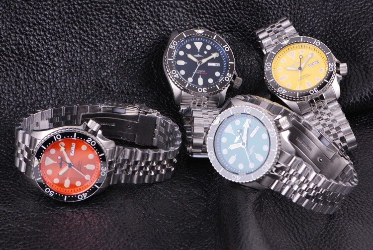 Heimdallr Sharkey SKX Day Date Sunburst Dial NH36A Automatic 200M Diver Watch C3