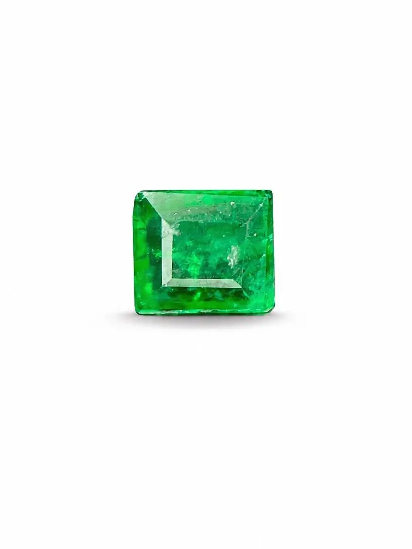 Emerald 0.55 Ct Natural Green Swat Pakistan Loose Gemstone Faceted collector