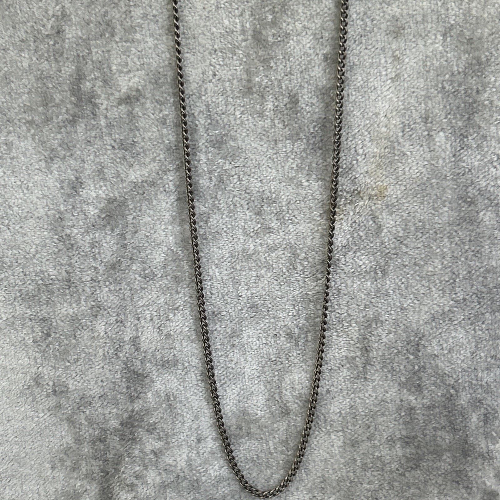 Vintage Hecho En Mexico Sterling Silver Chain Necklace 20 1/2” 3.8G