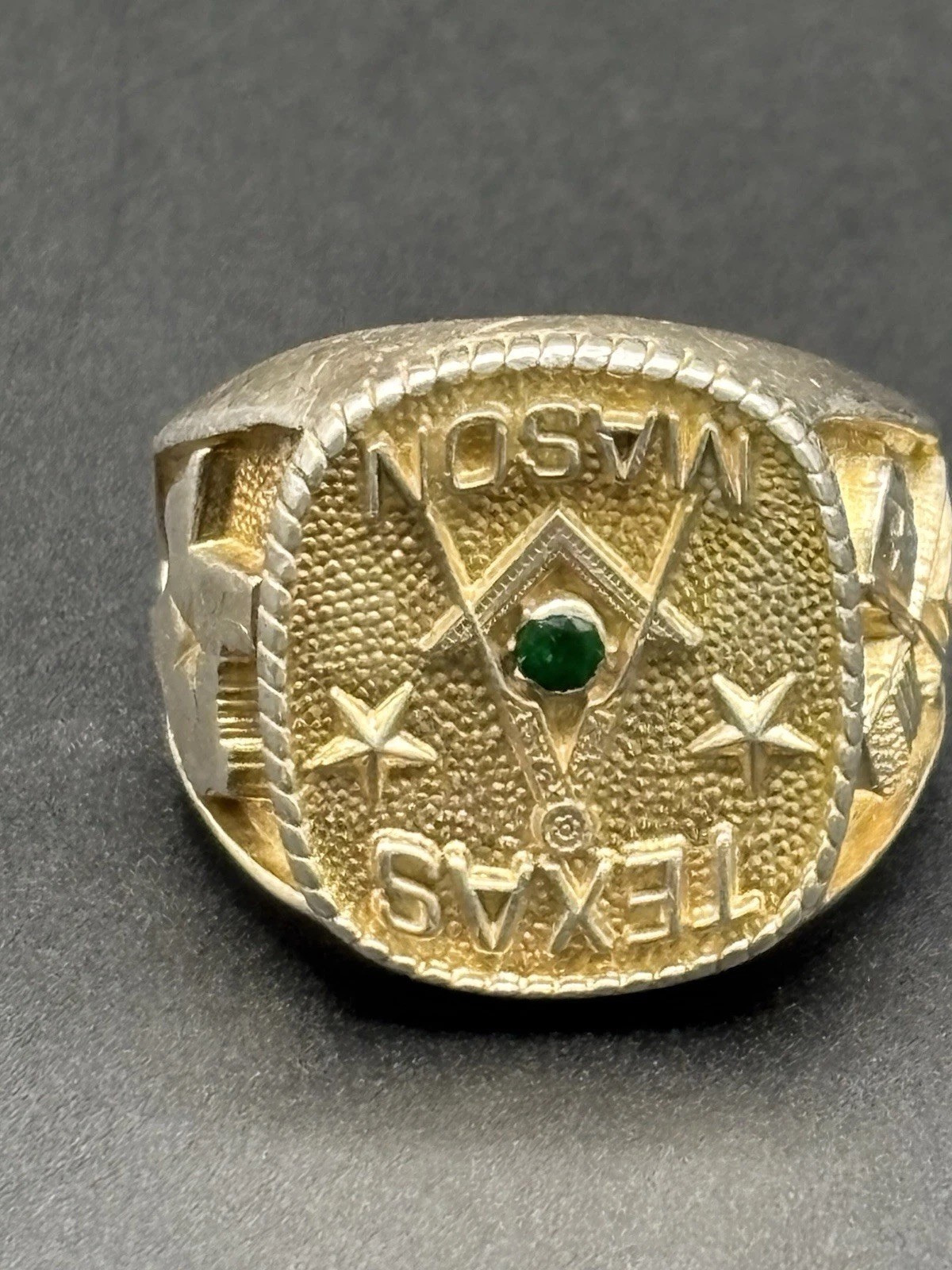 Mason ring 925 Sterling Silver Freemasons ring Size 10 26 Grams HEAVY Masonic