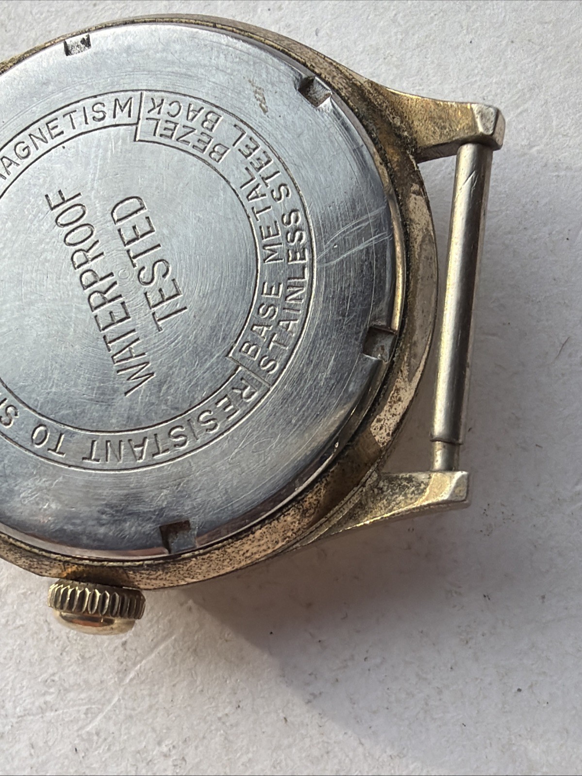 AY99 VTG Mens Helbros Automatic Rare 33mm Mens Watch Parts Repairs As Is**