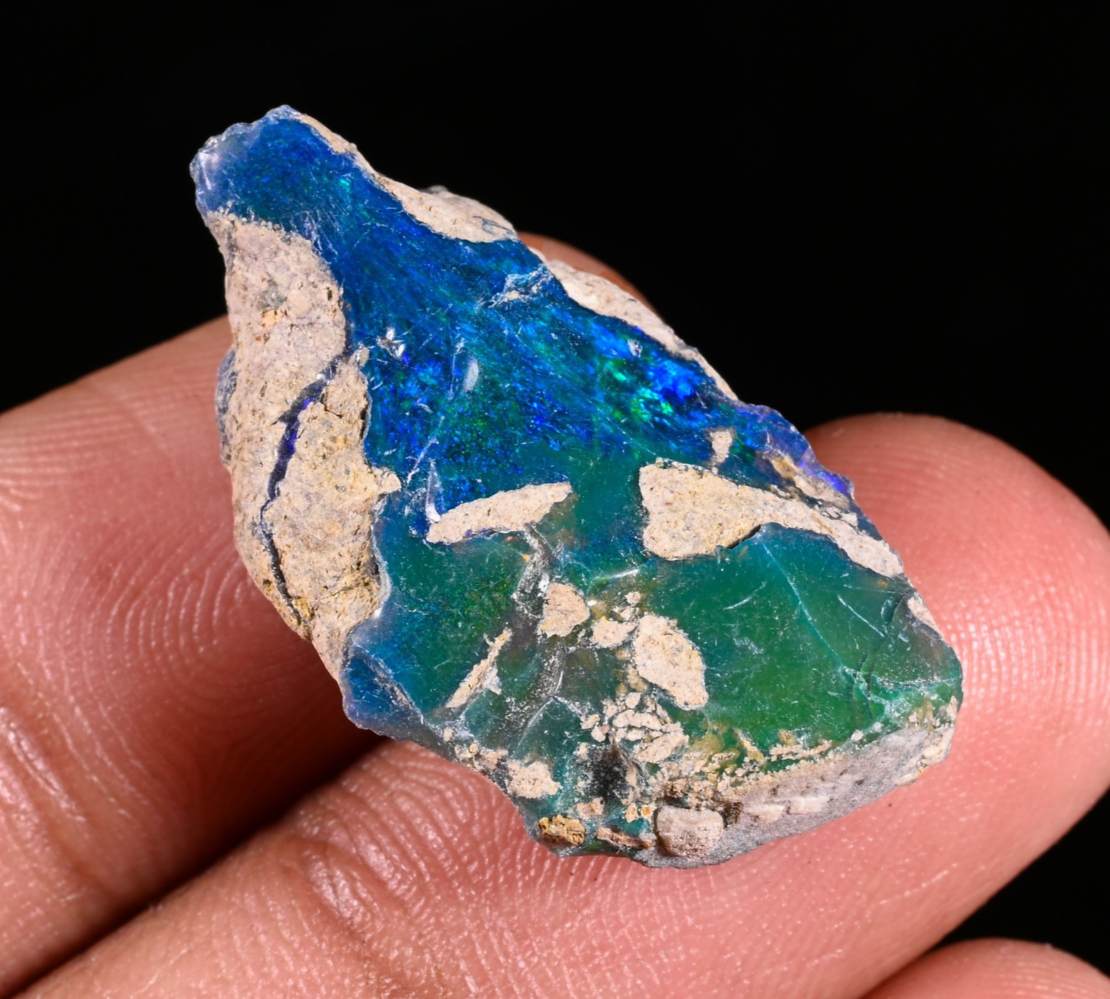 14.85 Ct Natural Ethiopian Opal Rough Welo Fire Raw Loose Gemstone