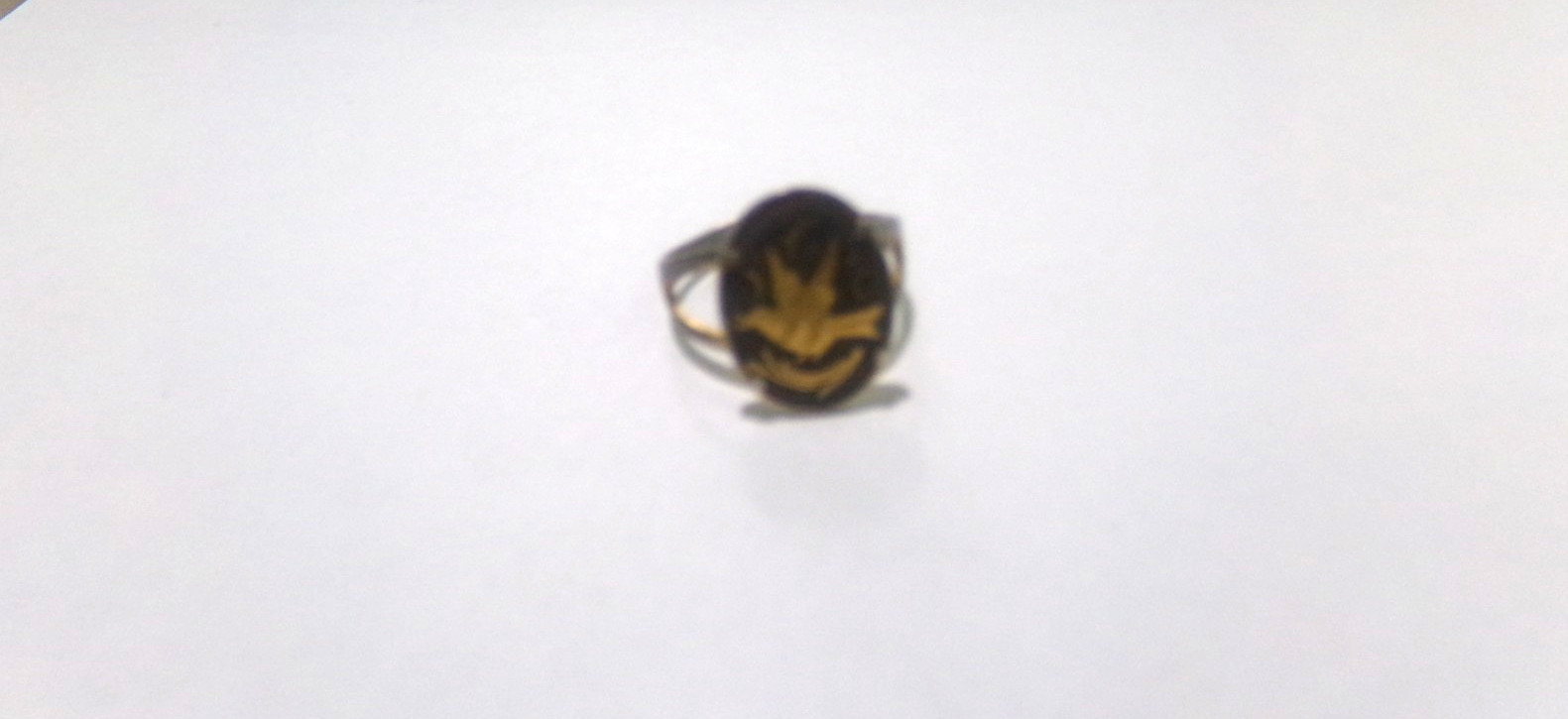 VINTAGE DAMASCENE RING ADJUSTABLE