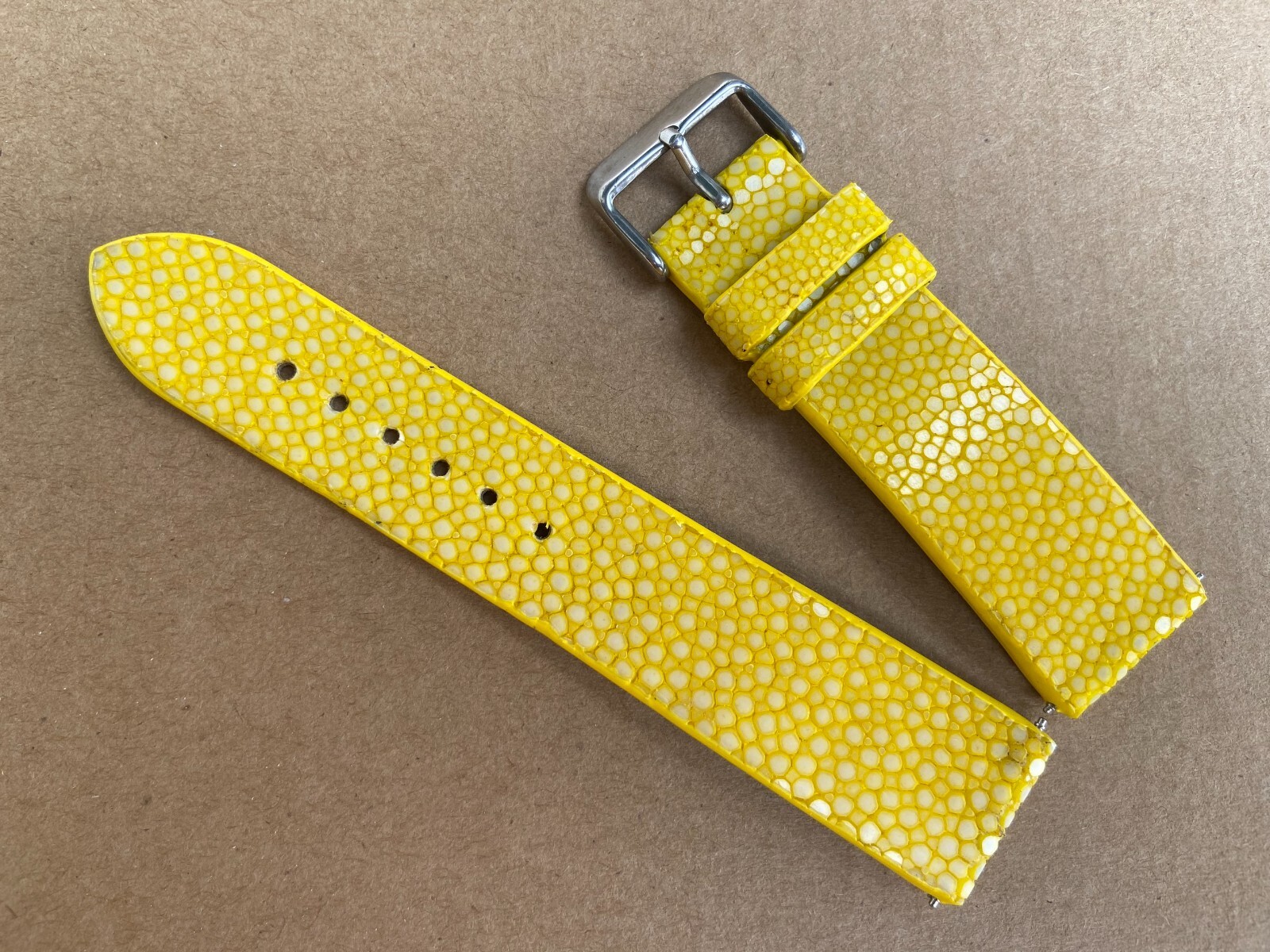 Yellow Stingray Watch Strap Band 16mm 18mm 19mm 20mm 21mm 22mm 23mm 24mm 26mm
