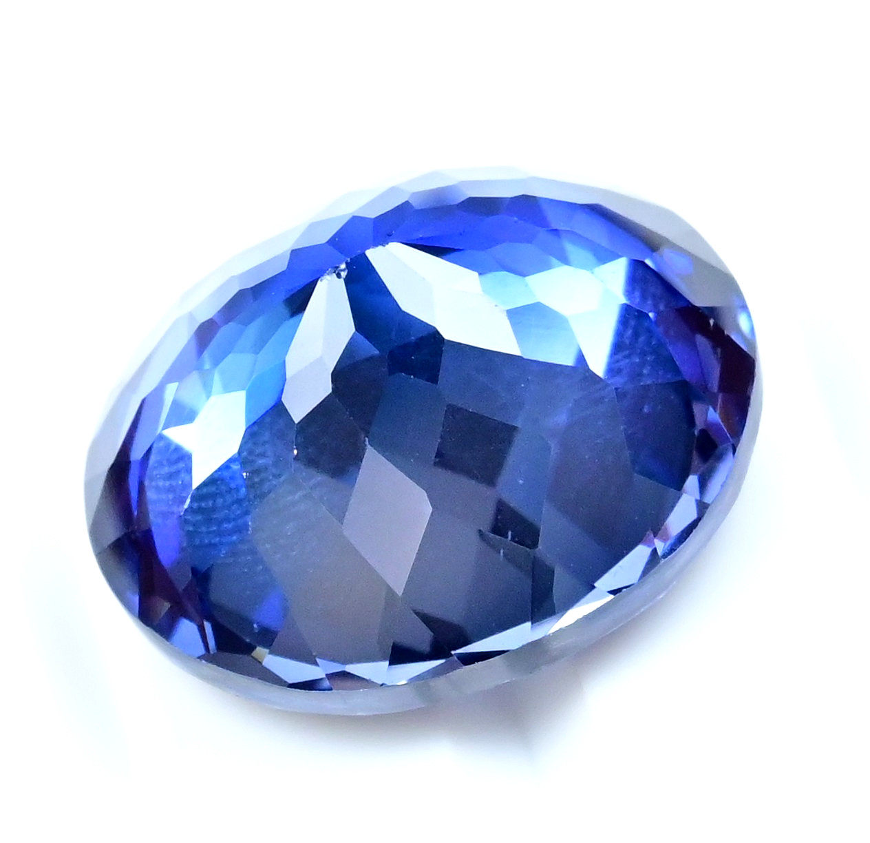 28.25 Ct Natural Ceylon Blue Sapphire Oval Certified Flawless Loose Gemstone