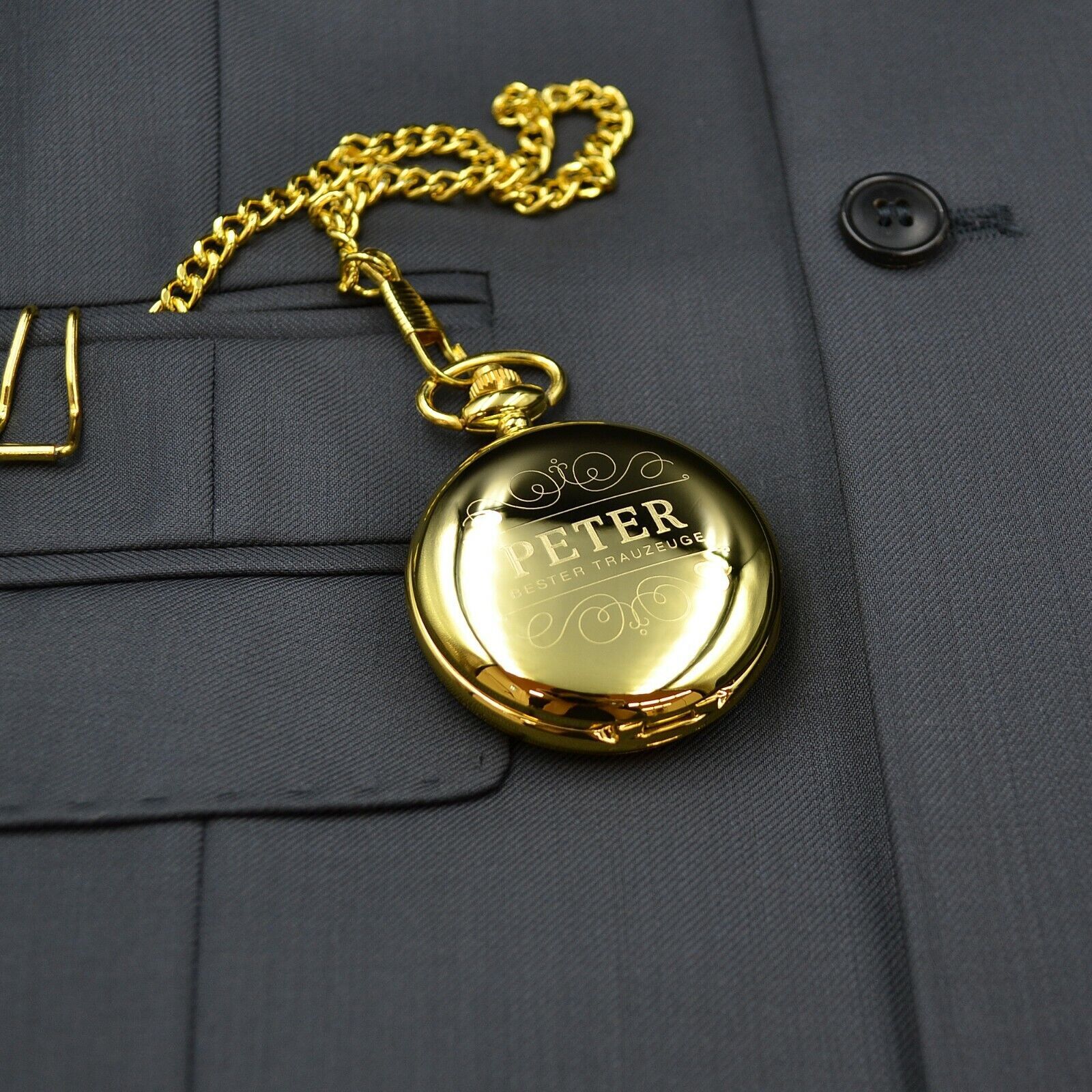 Pocket Watch with Engraving Colour Selection Pocket Watch Aurum