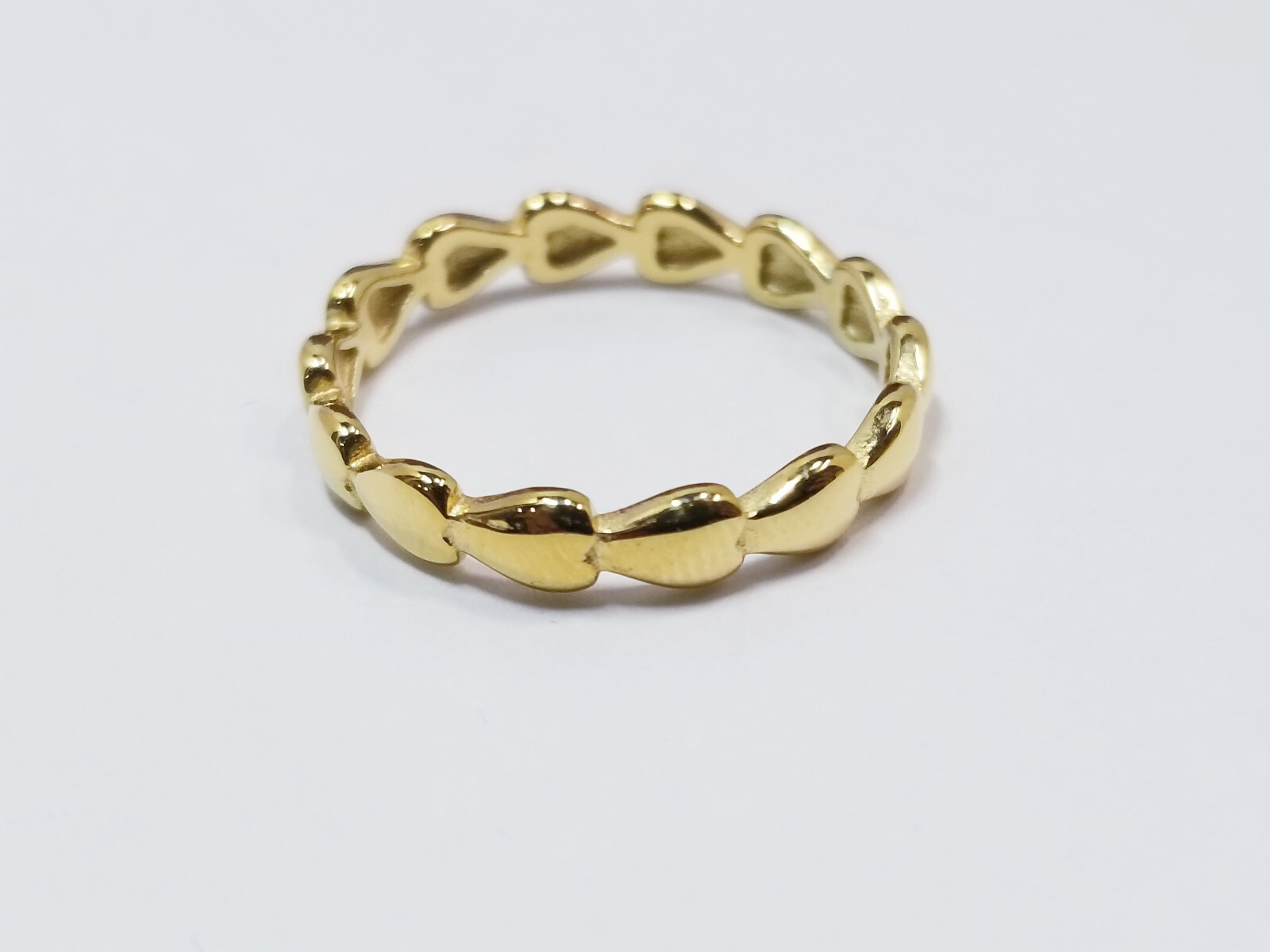 LATUKI Liv Heart Band Ring sz 7