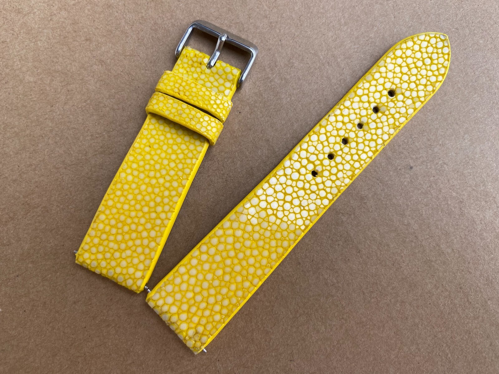 Yellow Stingray Watch Strap Band 16mm 18mm 19mm 20mm 21mm 22mm 23mm 24mm 26mm