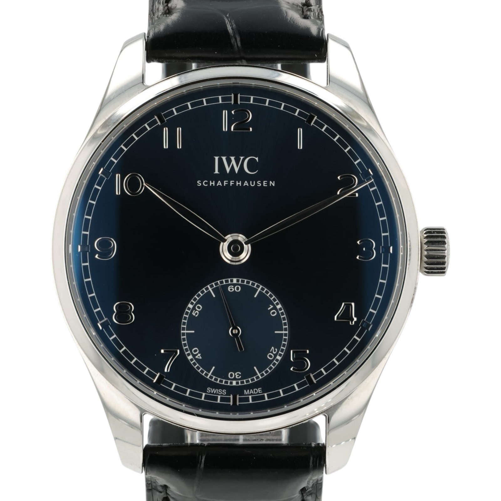IWC Portugieser Blue Dial Stainless Steel 40mm Automatic Men’s Watch IW358305