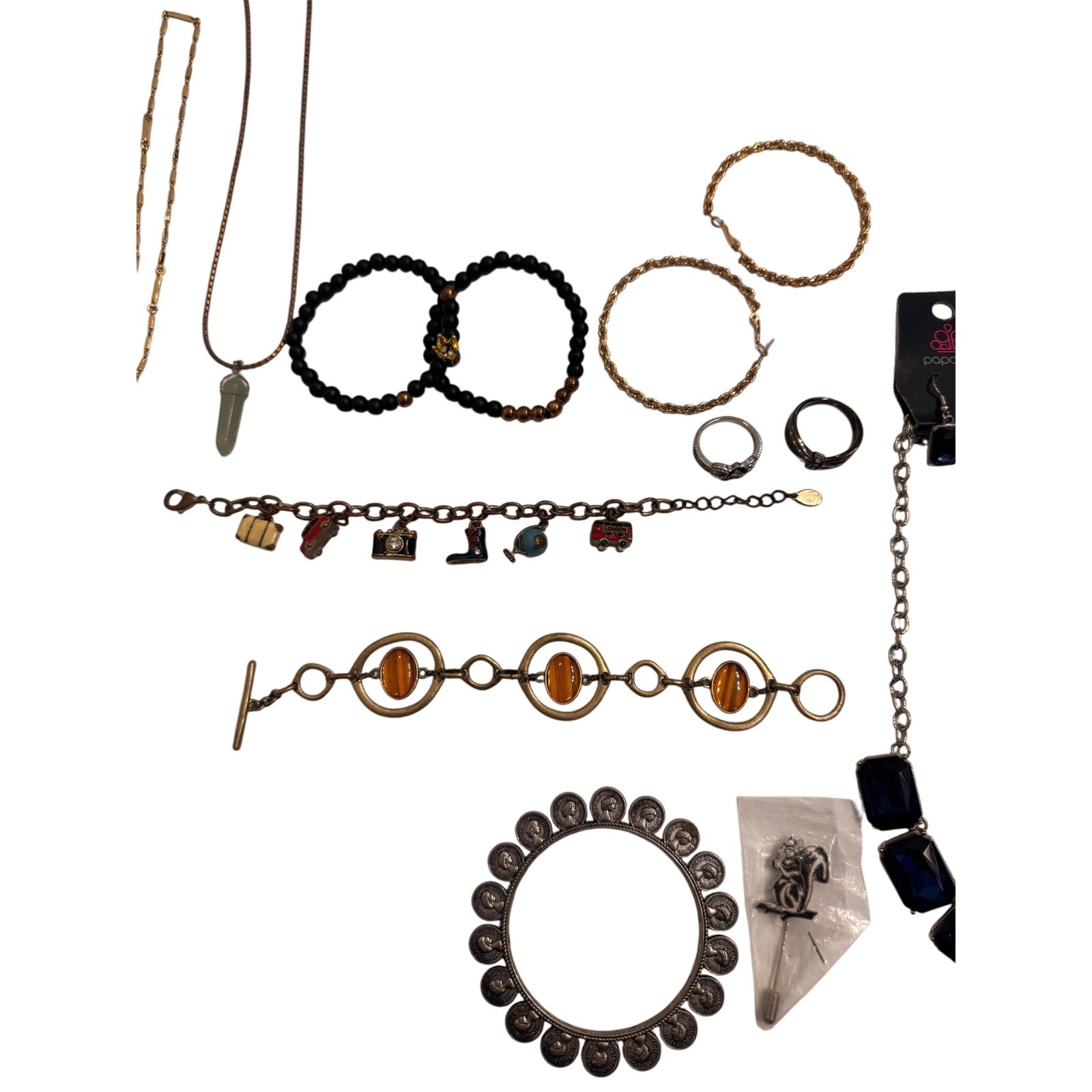 19pc Assorted Women’s Fashion Costume Jewelry As Pictured