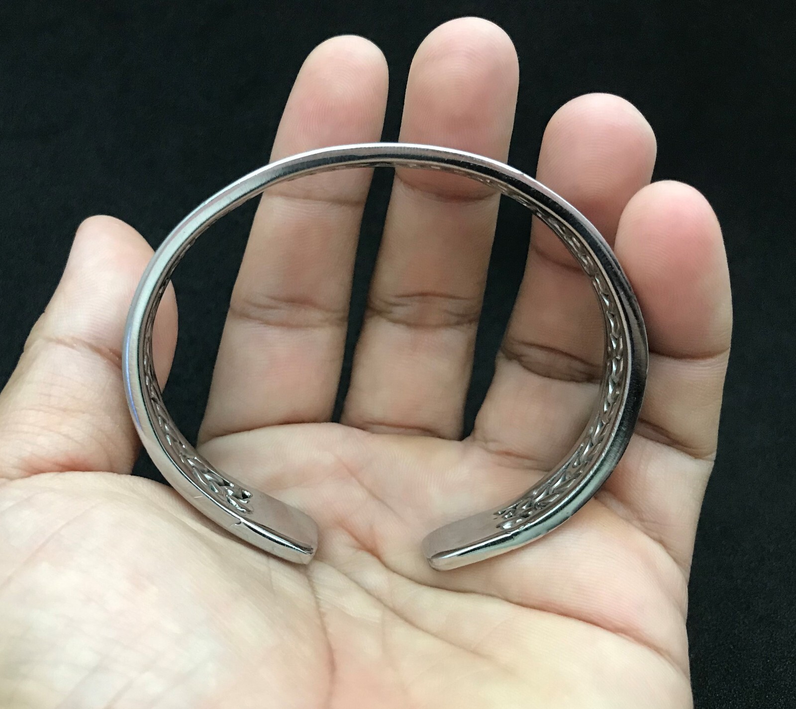 Bracelets Bangle Handmade Stainless Steel welding wire Silver Color #20