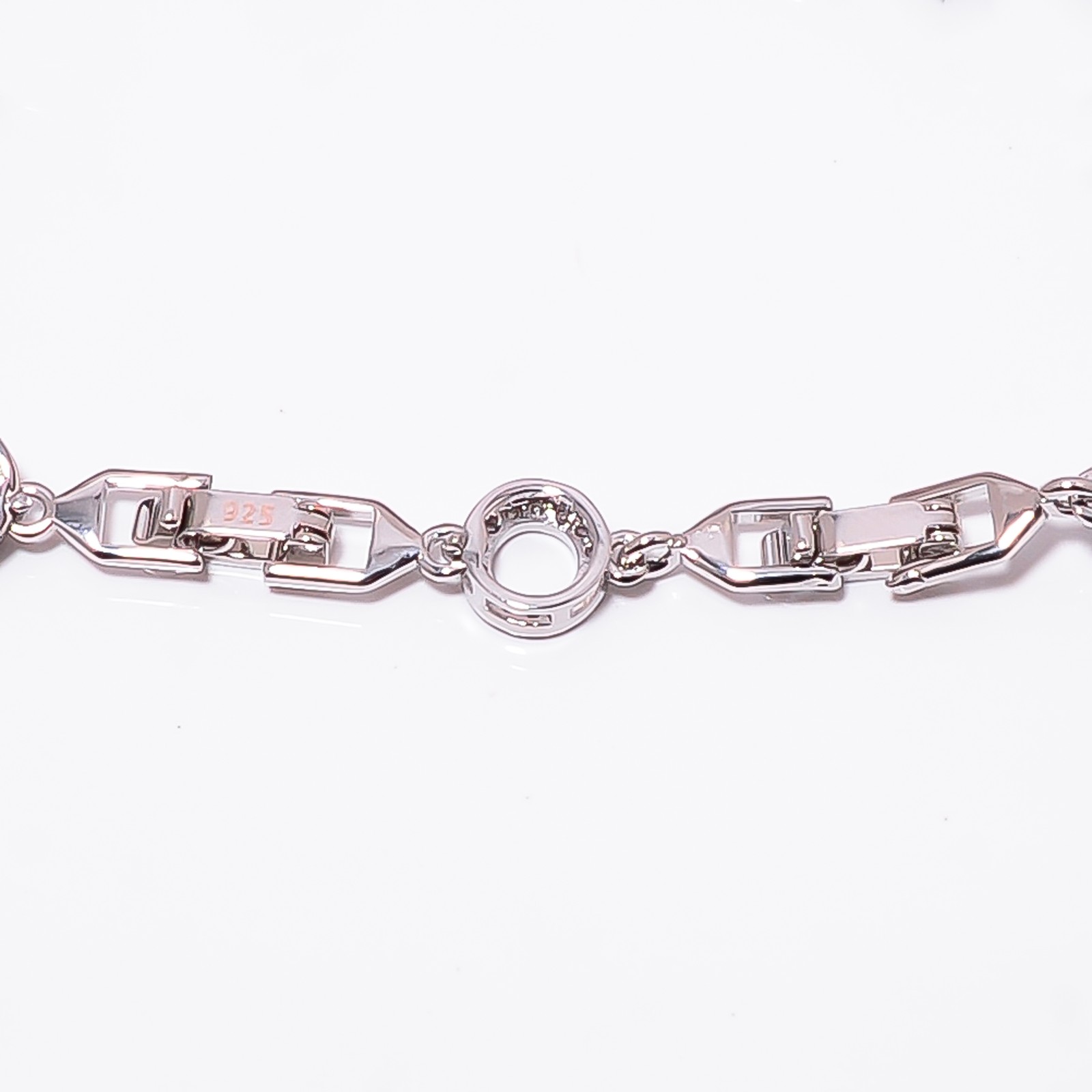 Purple Amethyst, CZ 925 Sterling Silver Adjustable Bracelet 7-8″ B132213