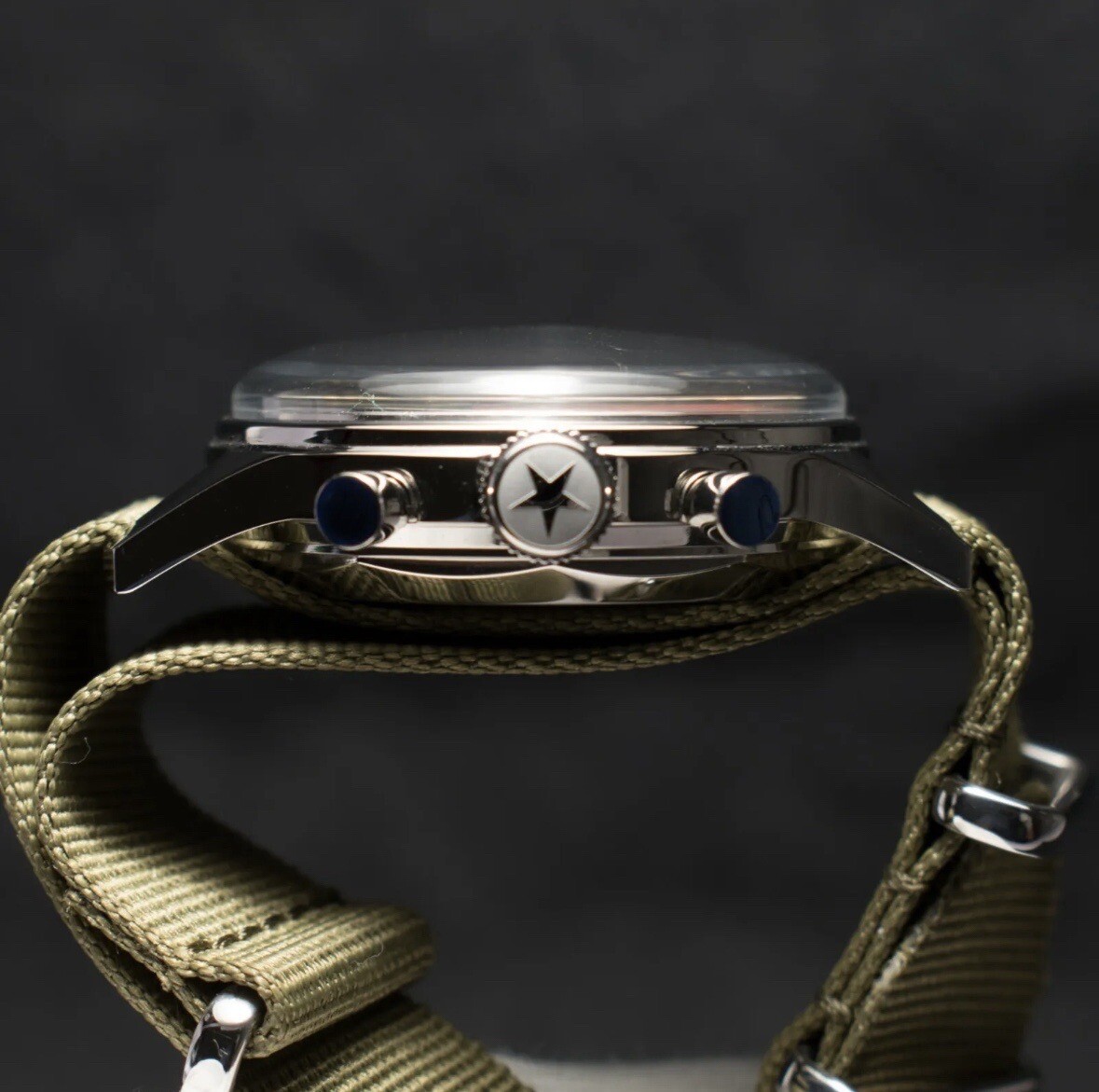 Seagull 1963 Mechanical Chronograph Watch (No SwanNeck Regulator, Acrylic Cryst)