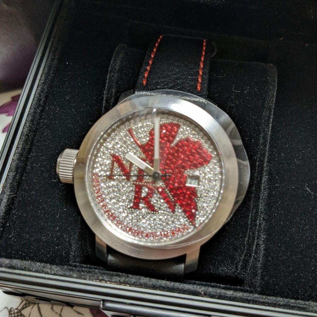 Evangelion stones NERV × Angel Clover collaboration Wristwatch Unused with Box