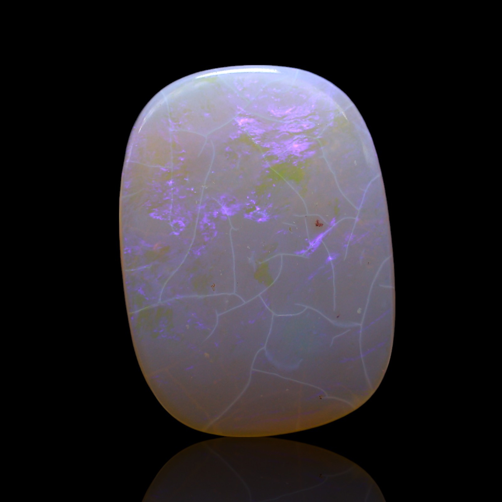 7.00 Cts Natural Oval Australian Fire Opal Wirewrap Cabochon Gemstone 18x13x4 mm