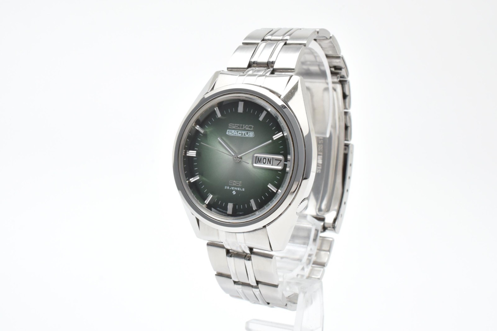🎦Vintage 1972 [Near MINT] SEIKO 5 ACTUS 6106-7510 Green Automatic Men’s JAPAN
