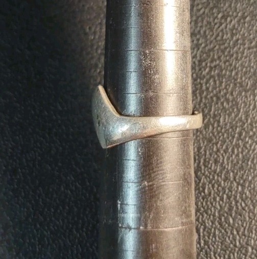 3.2 Grams Sz 7 Abstract Gothic Punk Sterling Silver 925 Ring