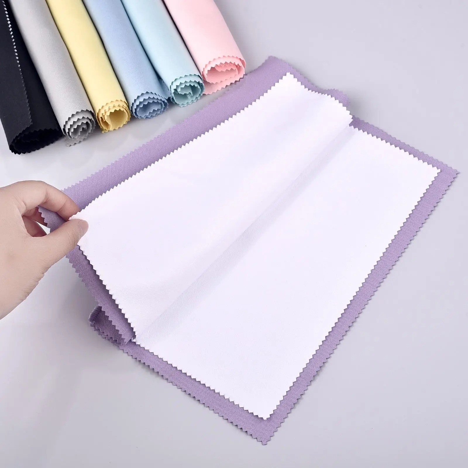 1Pc Large Polishing Cloth Cleaning Jewelry Gold Silver Cotton Jargod Wipe Wiping