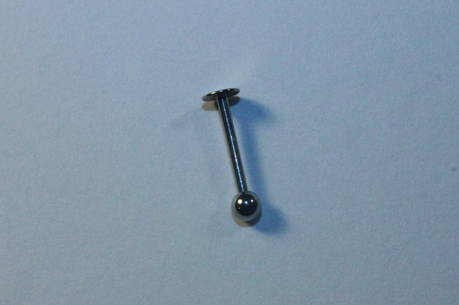 18g 1mm Flatback Labret Stud Bar Surgical Steel Body Piercing Jewelry External
