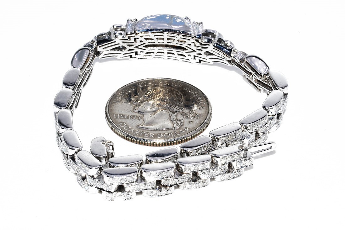 $32,999 11.70CT AGL CERTIFIED NATURAL NO HEAT SAPPHIRE & DIAMOND BRACELET 14K