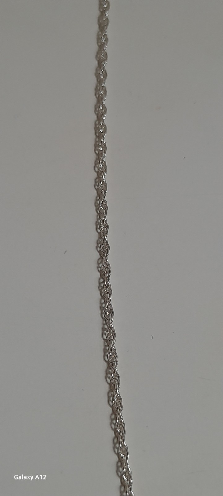 Sterling Silver Necklace W Horseshoe Pendant 40 Cm Or 16 Inch