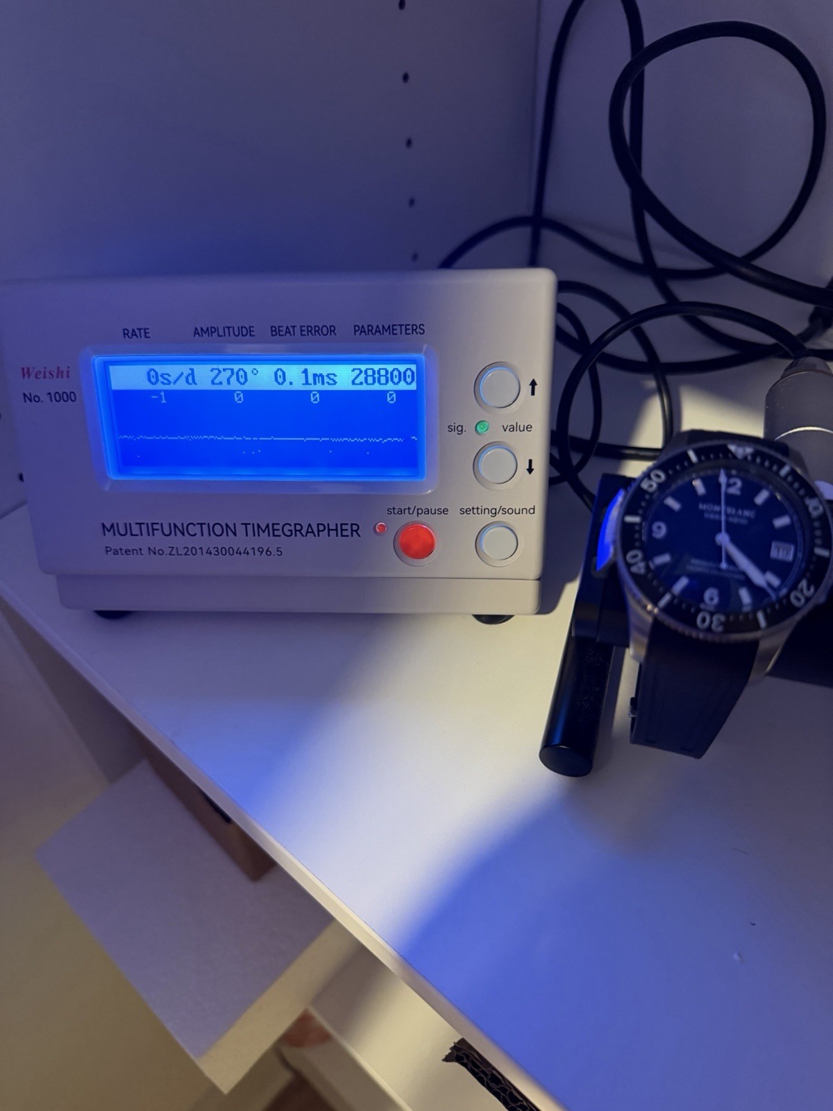 2025 MONTBLANC ICED SEA 0 OXYGEN DEEP 4810 (Ref MB1356t34)