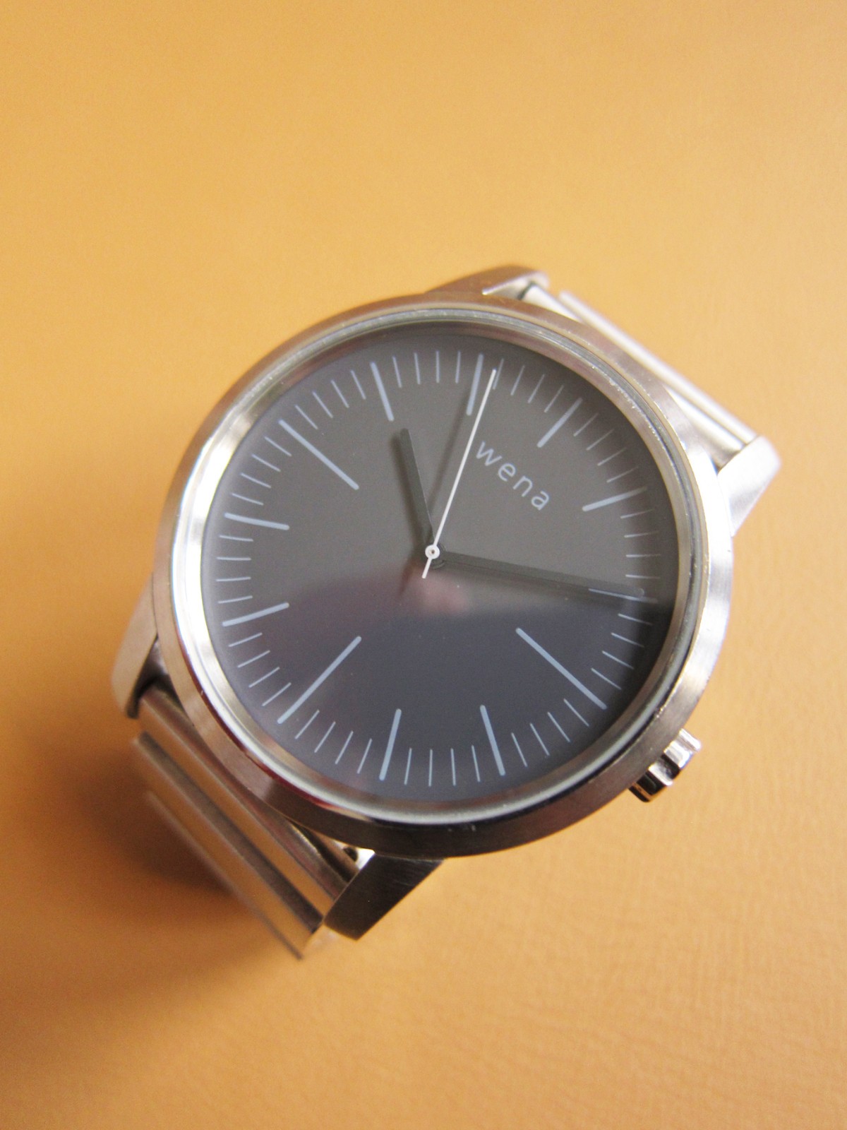 SONY / Citizen Wena WN-WT01S Silver 3 Hands Watch w/ Grey Dial (MADE IN JAPAN)
