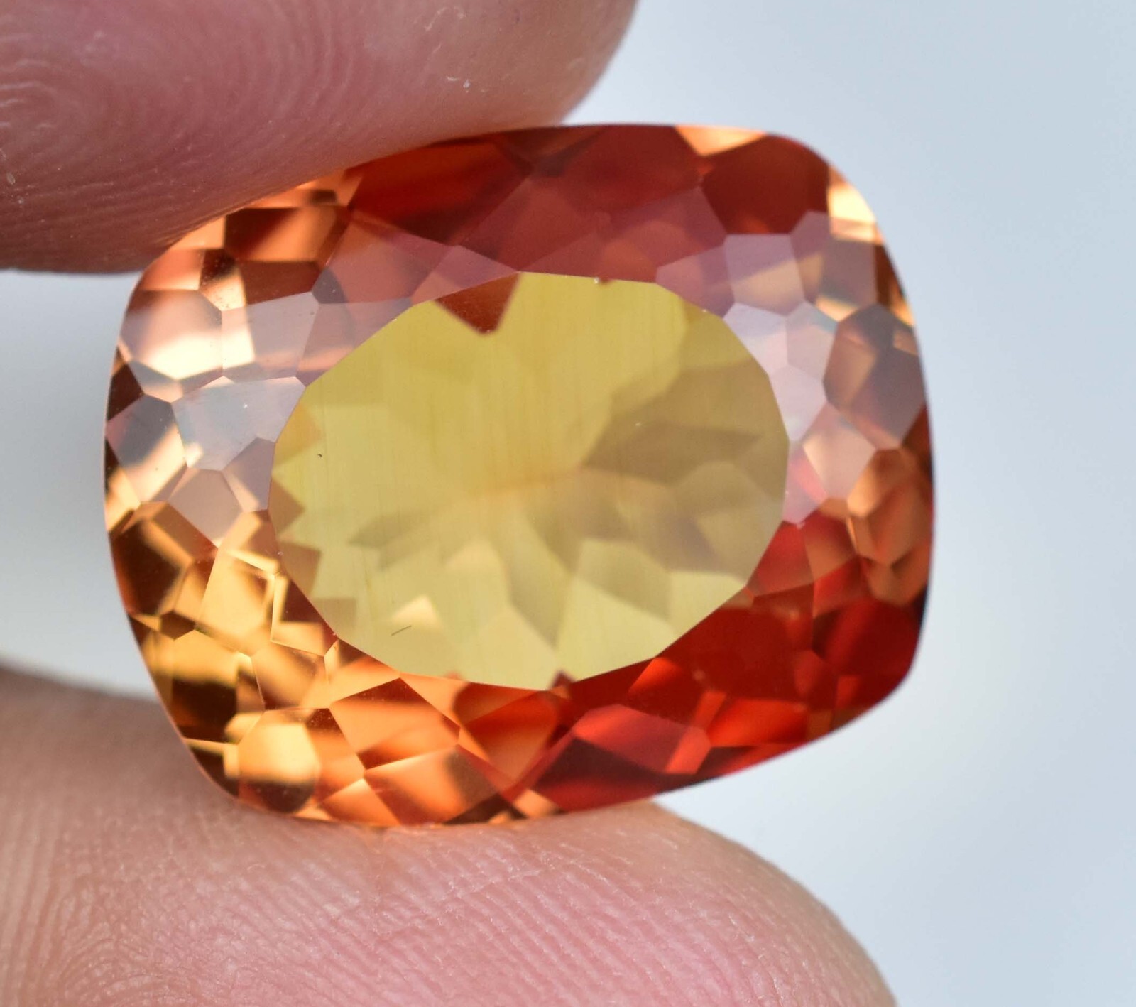 21.25 CT Natural Orange Spessartite Garnet AGL Certified Rare Loose Gemstone
