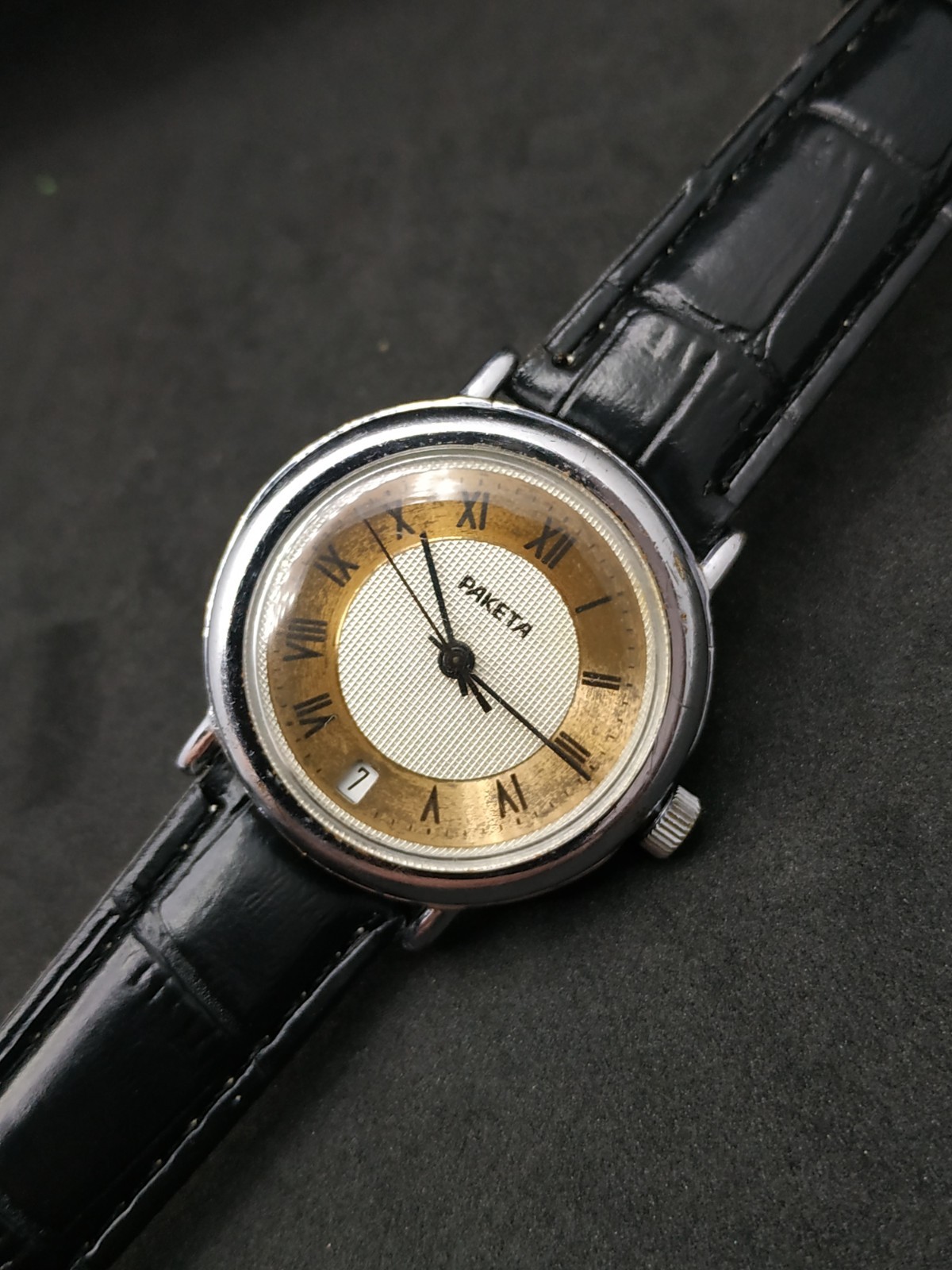 Men’s Dress Vintage USSR Watch Raketa Mechanical 2614.H Retro Soviet ☭