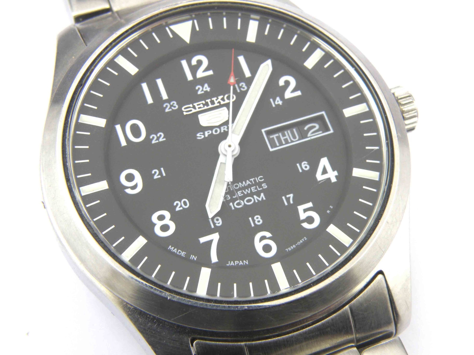 Gents Seiko 5 Automatic Watch 7S36-03J0 – 100m