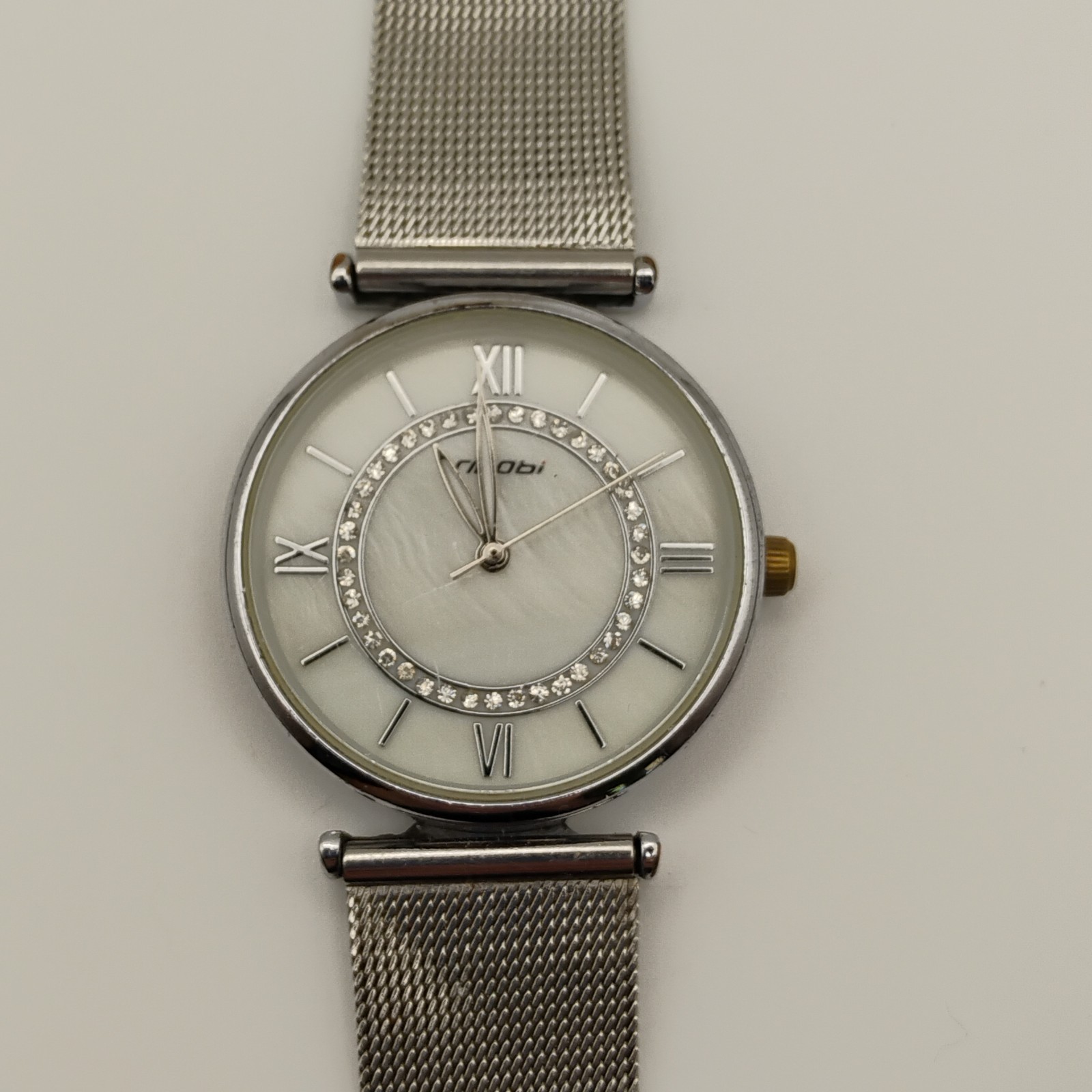 Lot Of 3 Vintage Ladies Stainless Steel Mesh Watches Needs Batteries