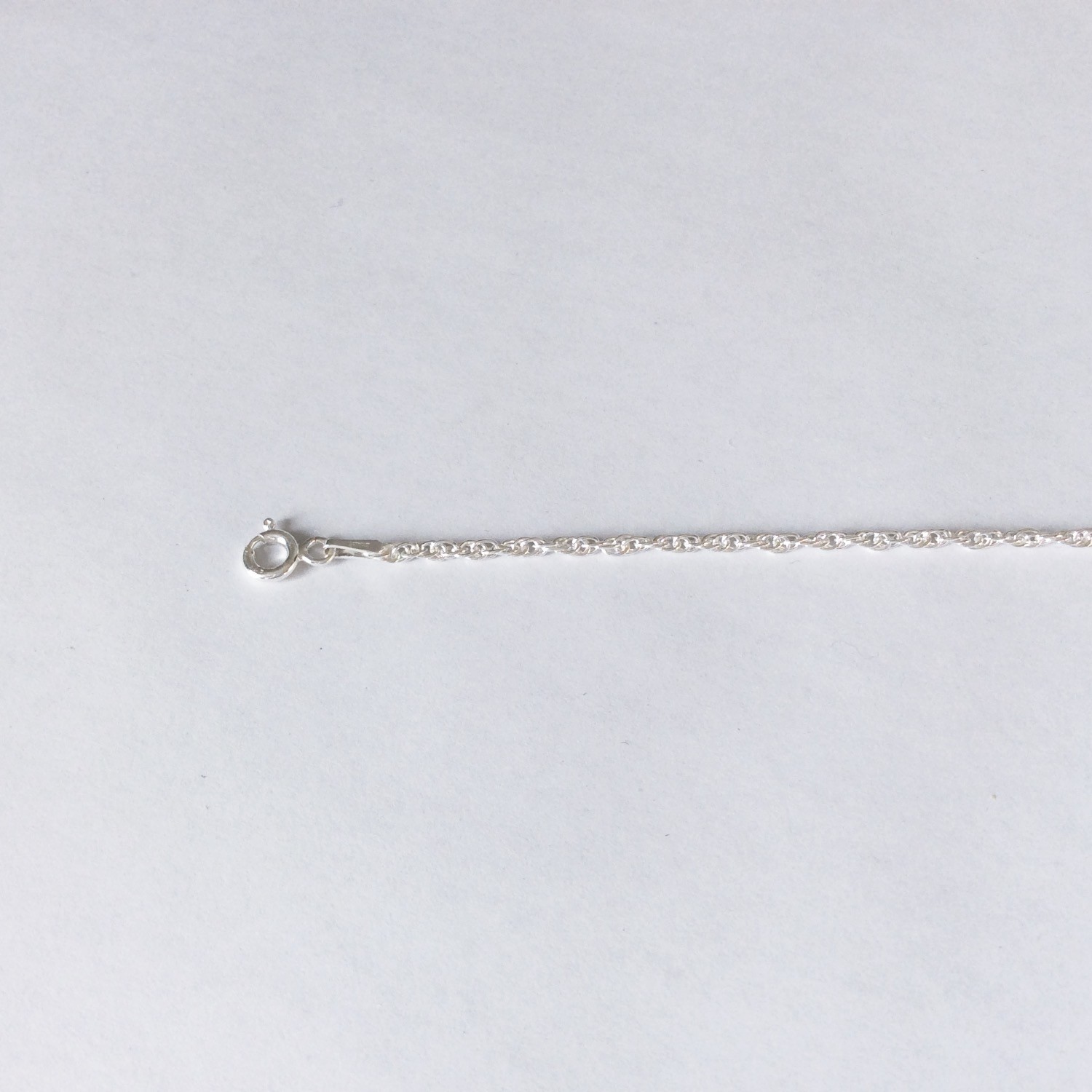 925 Sterling Silver medium Rope chain – 16 or 18 inches