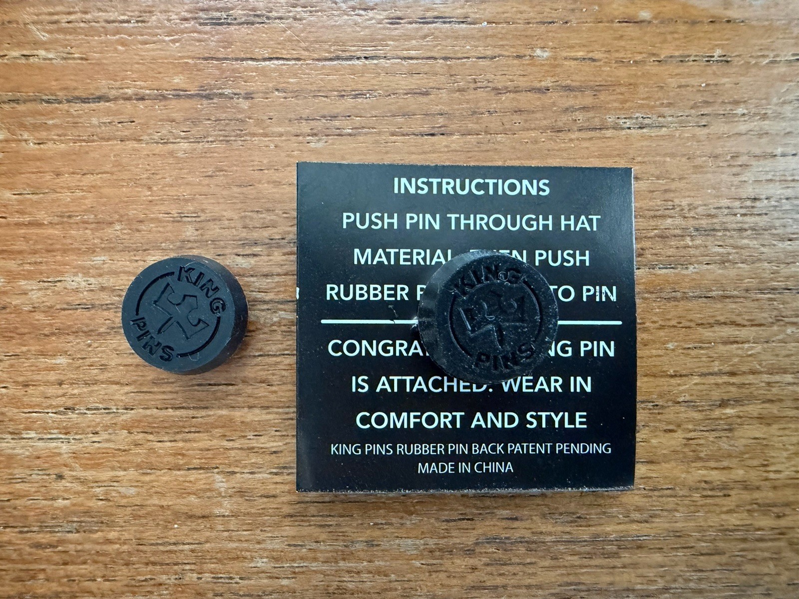 *NEW* King Pins Hat Pins (Purple Drink/Eggplant/OK Hand)