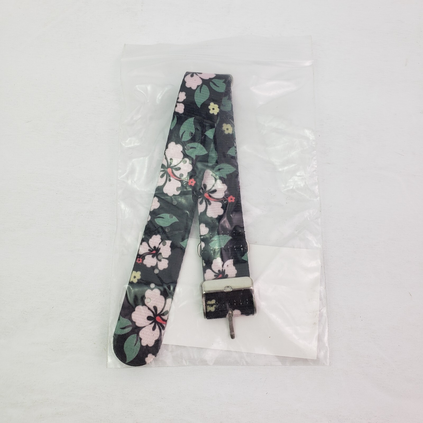 Blue Radish Womens Black Pink Floral Watch Band