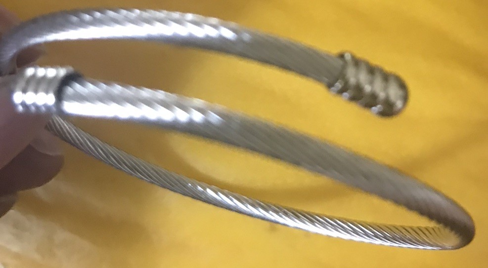 Stainless Steel -Tarnish Resistant (small) Cuff Bracelet.