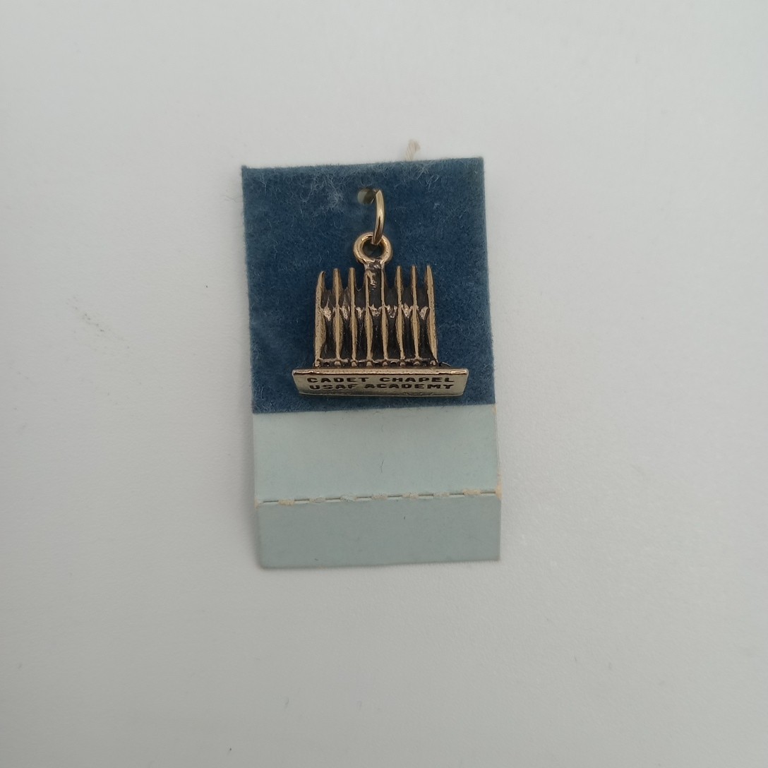 Vintage Kinney Cadet Chapel USAF Academy Charm Pendant
