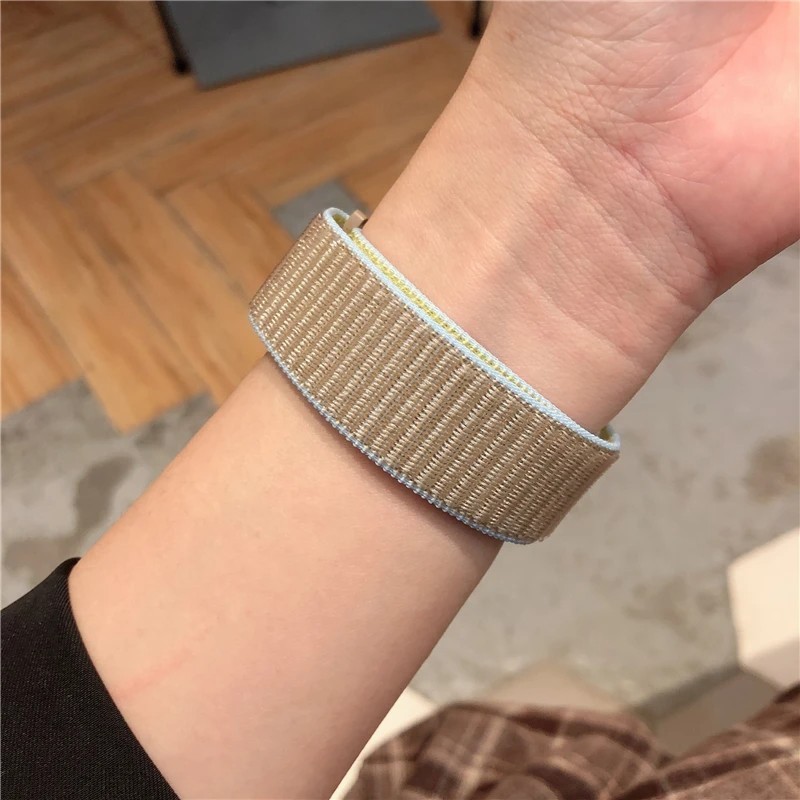 20mm 22mm Woven Nylon Sport Loop Watch Band Strap W/ Quick Release Spring Pins