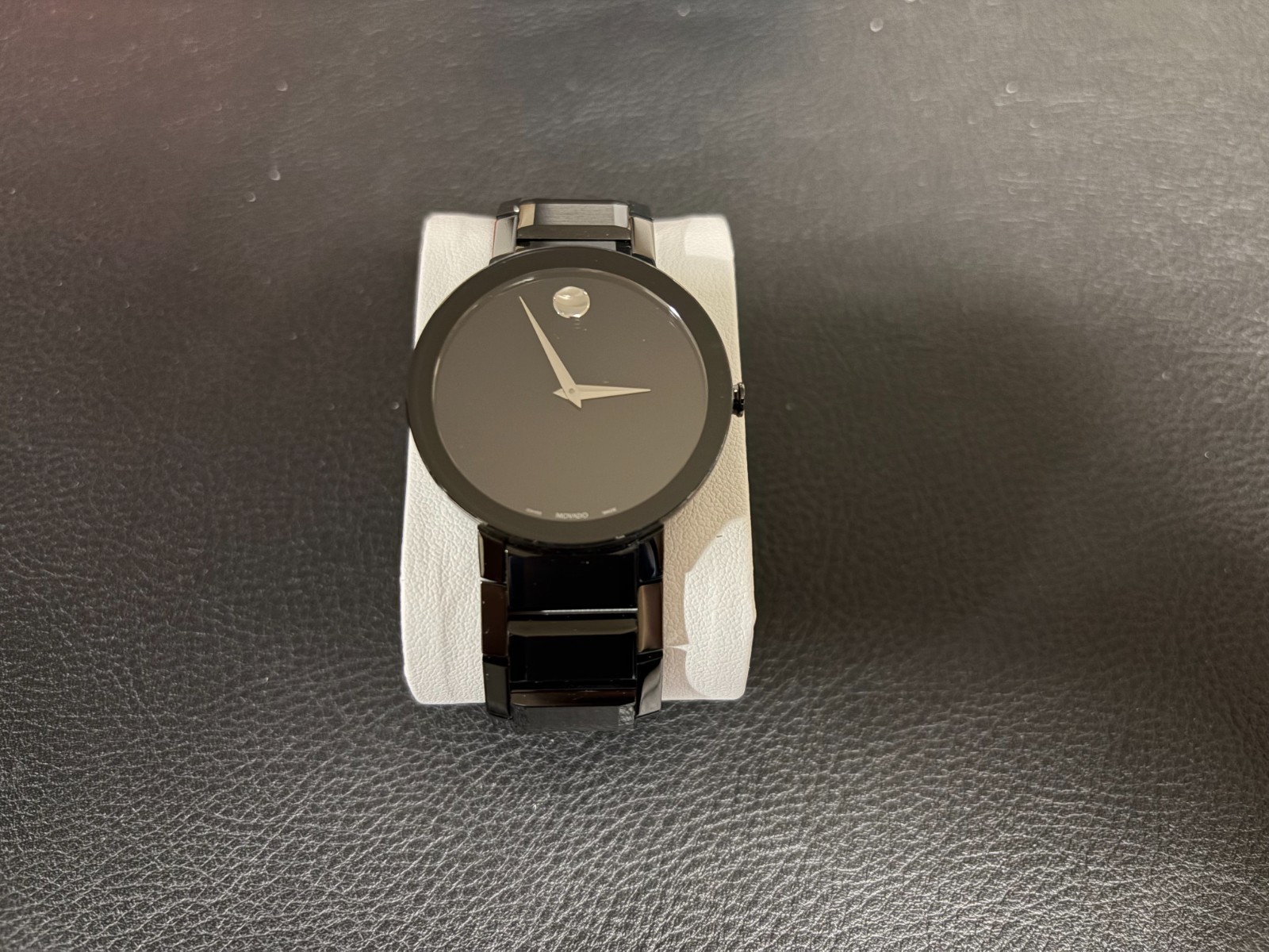 Men’s Movado Sapphire 0607179 Black PVD Watch
