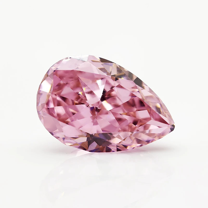 Top Colors Pear Crushed Ice Cut Cubic Zirconia 5A 10-50pcs Factory Directly Sale