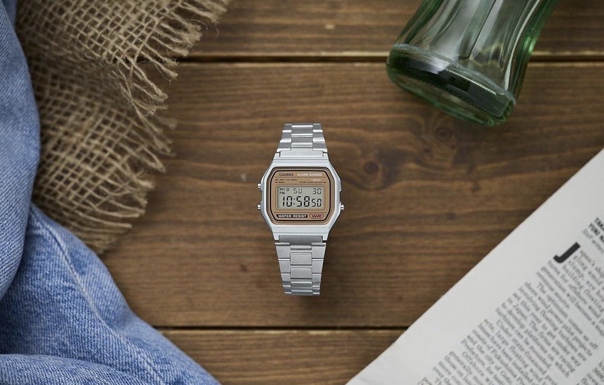 CASIO WATCH VINTAGE RETRO 80’s A158WA-1 A158 A158W A158WA Made in Japan! New!