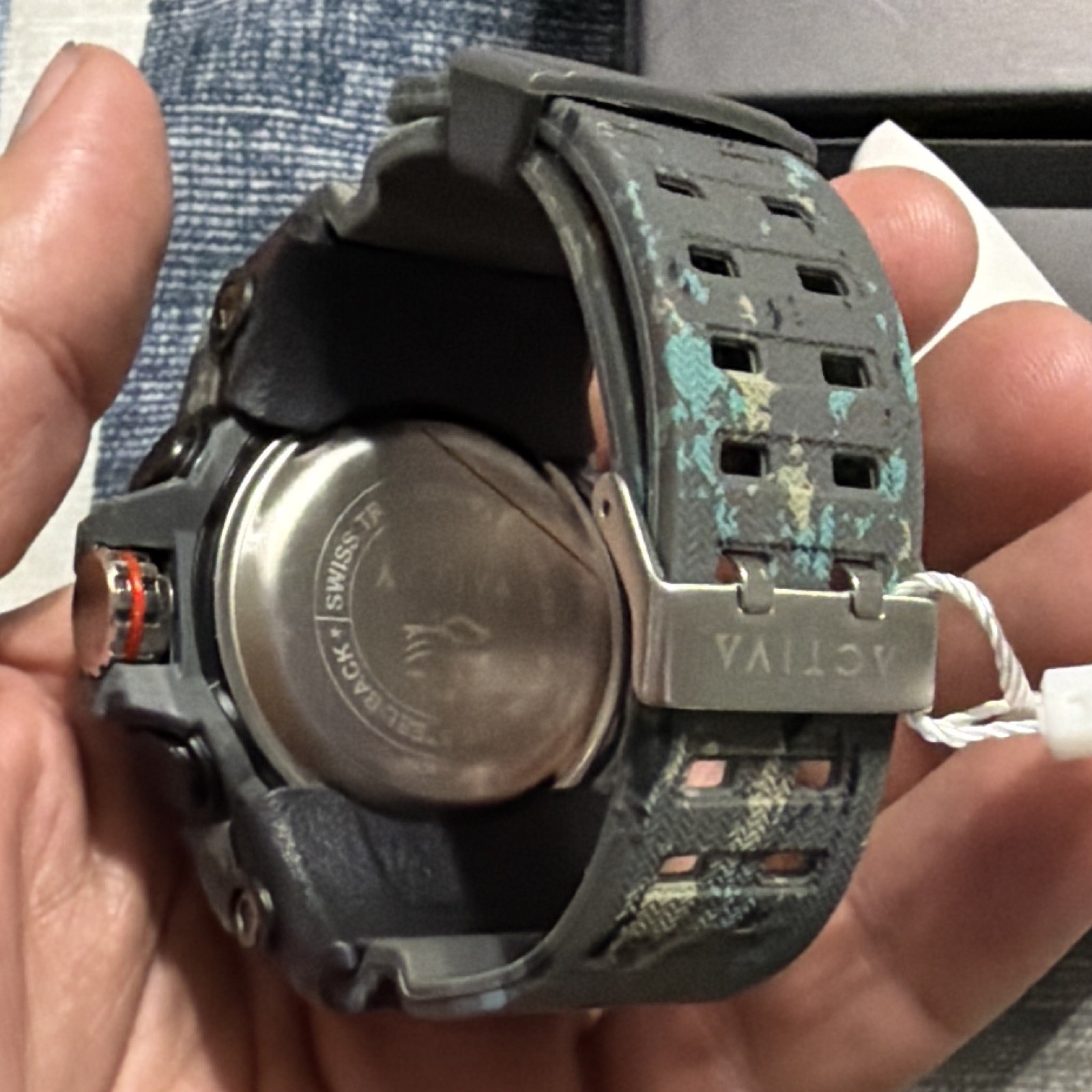 Activa Decus X Invicta Digital Men’s Watch – 49mm. Camouflage. Grey (ACW8008-002
