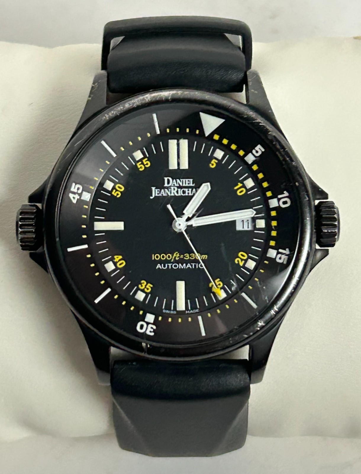 JeanRichard Diverscope 43mm PVD Auto Ref 24020 Full Set Box Papers