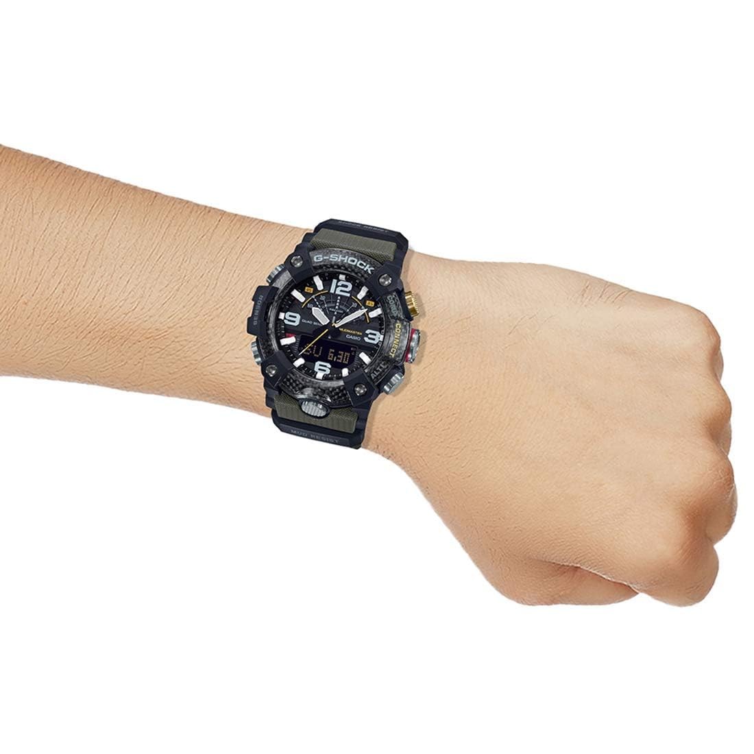 Casio G-Shock Bluetooth Carbon Core Guard Structure GG-B100-1A3 Green Military