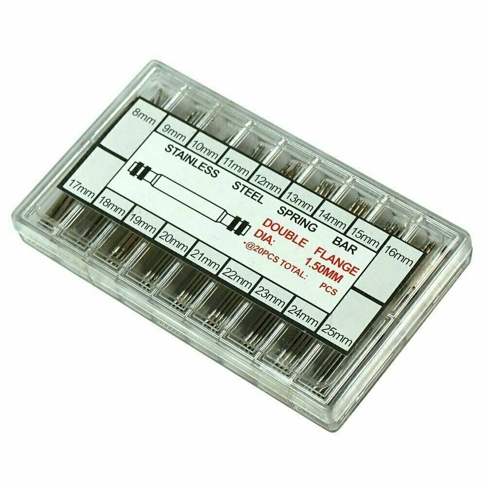 Watch Band Spring Bar Link Remover Tool + 360 spring bars / Strap Link Pins